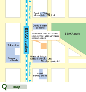 HOKUSETSU INTERNATIONAL PATENT OFFICE MAP